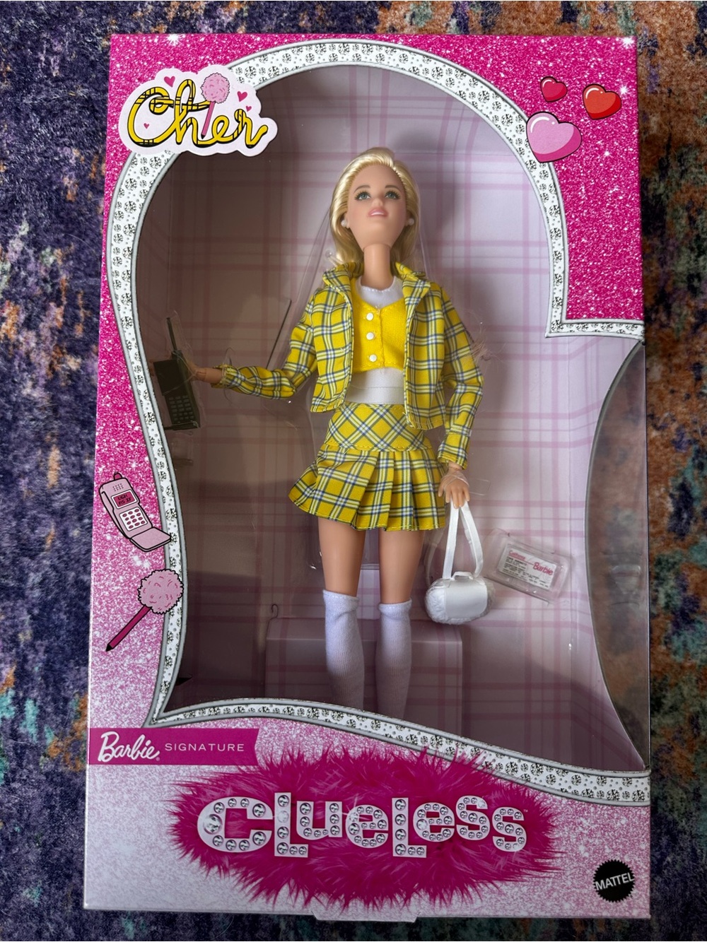 Barbie Signature Clueless Cher Doll 30th Anniversary Yellow Plaid Outfit NIB